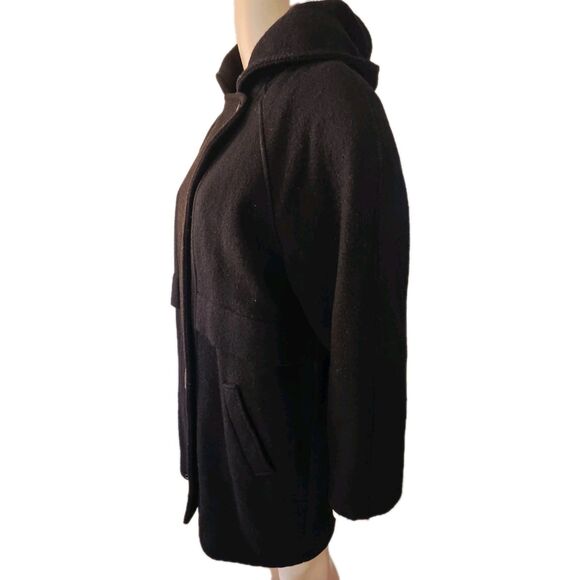 Braetan Women's Black Hooded Coat, Size Small - Picture 3 of 8